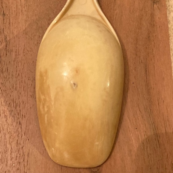 Vintage Foley Cream/Tan Solid Plastic Kitchen Spoon - Picture 5 of 7